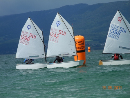  Optimist, 420, Laser 4.7 + Radial  Championnat des 3 Lacs  CV Neuchâtel