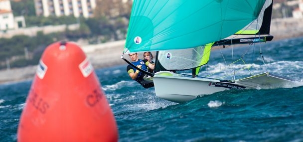  49er, 49erFX  Championship  Cascais POR  First races today, with six North American teams