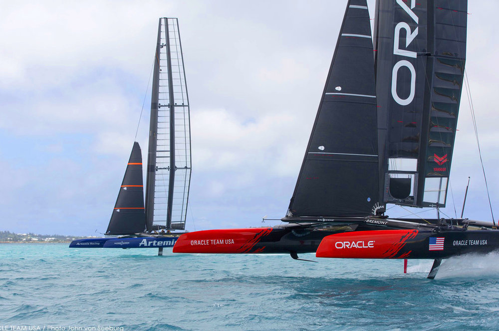  AC50  35th America's Cup  Hamilton BER  first races today