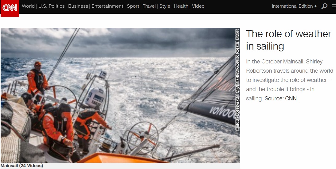  'Mainsail'  the CNN Sailing Magazine of Shirley Robertson GBR  Weather