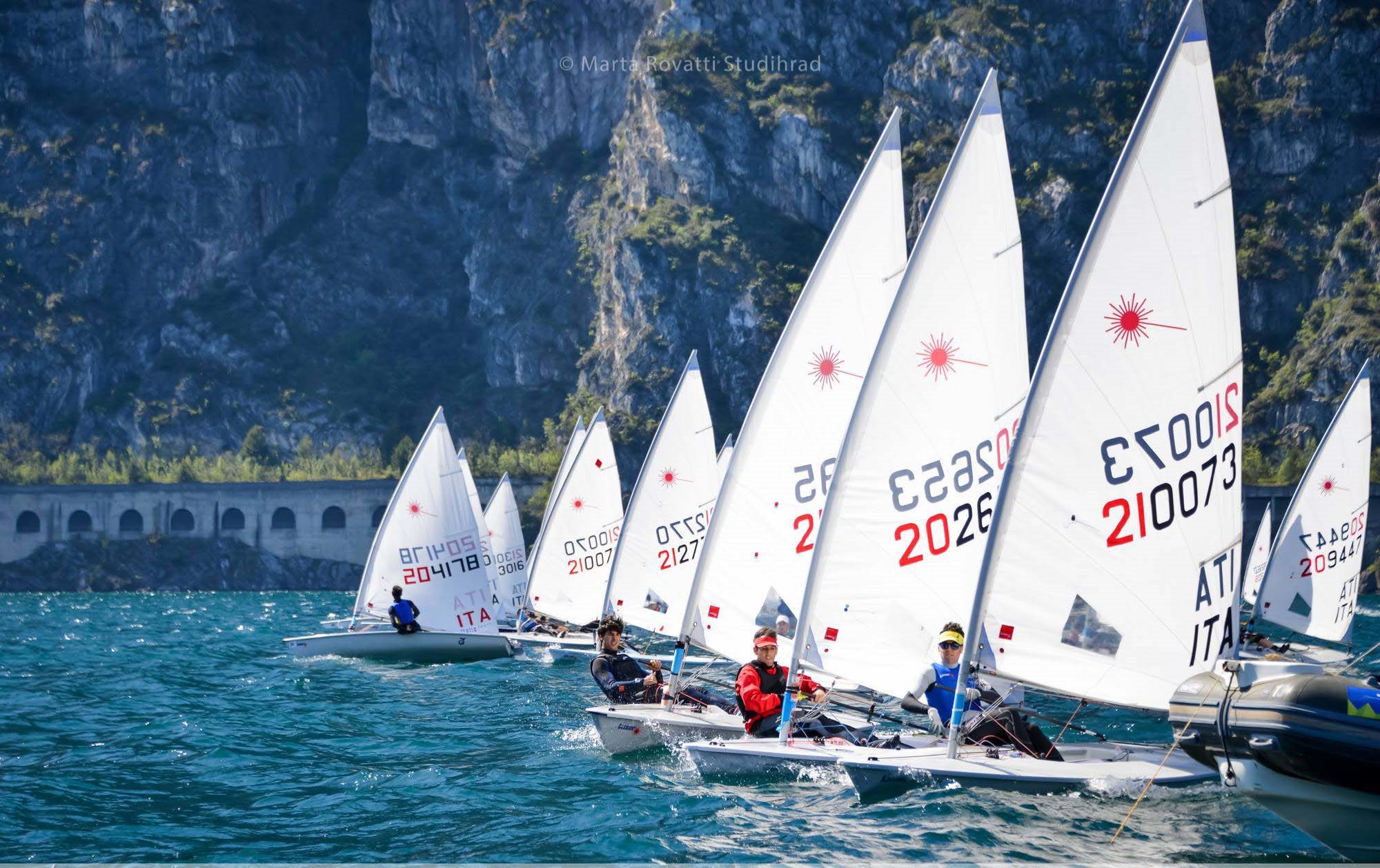  Laser  Europacup 2019  Act 4  Torbole ITA  Start today with 330 boats from 5 continents