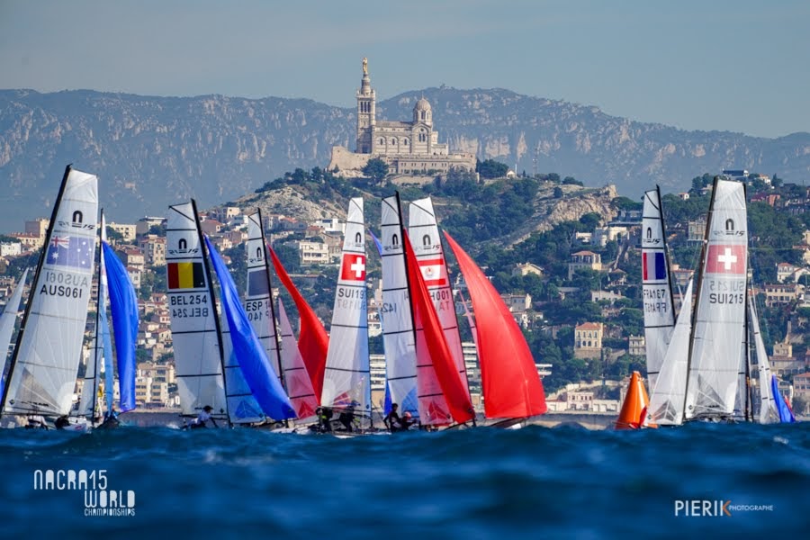  Nacra 15  Worldchampionship  Marseille FRA  Final results, the Australian Booth siblings win the title, US team 22nd