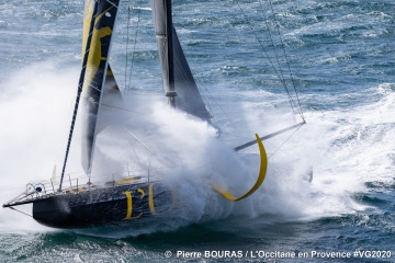  IMOCA Open 60  Vendee Globe  Les Sables d'Olonne FRA  a new record expected