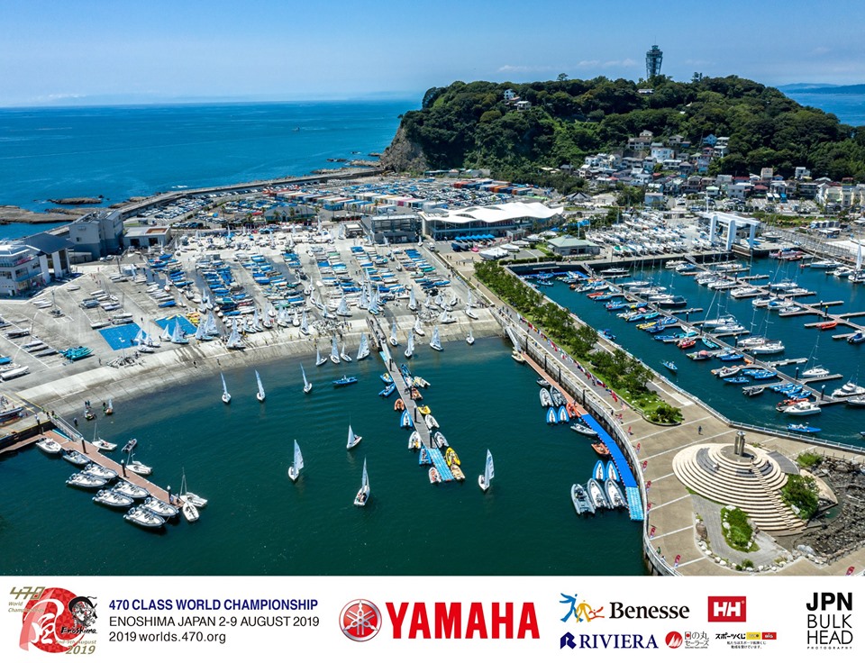  470  World Championship 2019  Enoshima JPN  Day 2, first races today after the postponement of yesterday