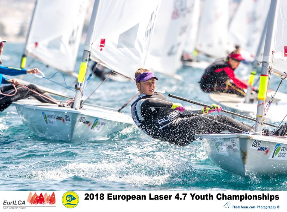  Laser 4.7  Youth European Championship 2018  Patras GRE  Day 1