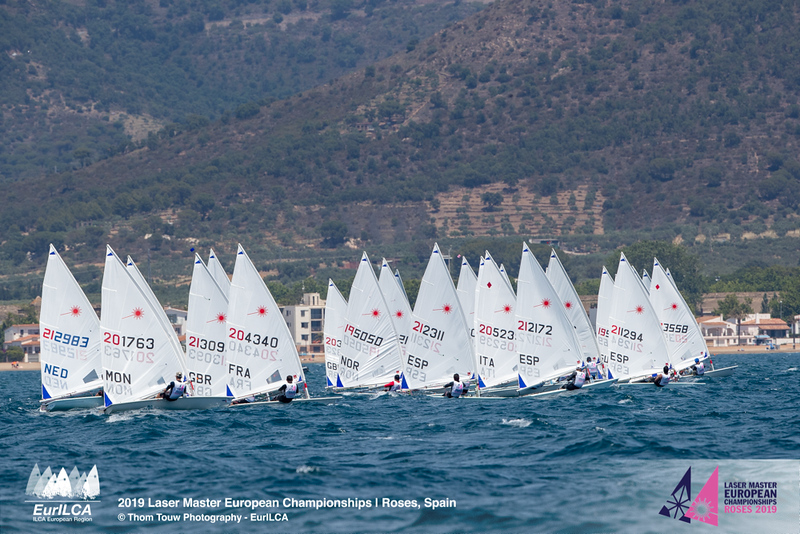  Laser Standard + Radial  Master European Championship 2019  Roses ESP  Day 4, Azon ESP and Jones GBR will duel for the title today