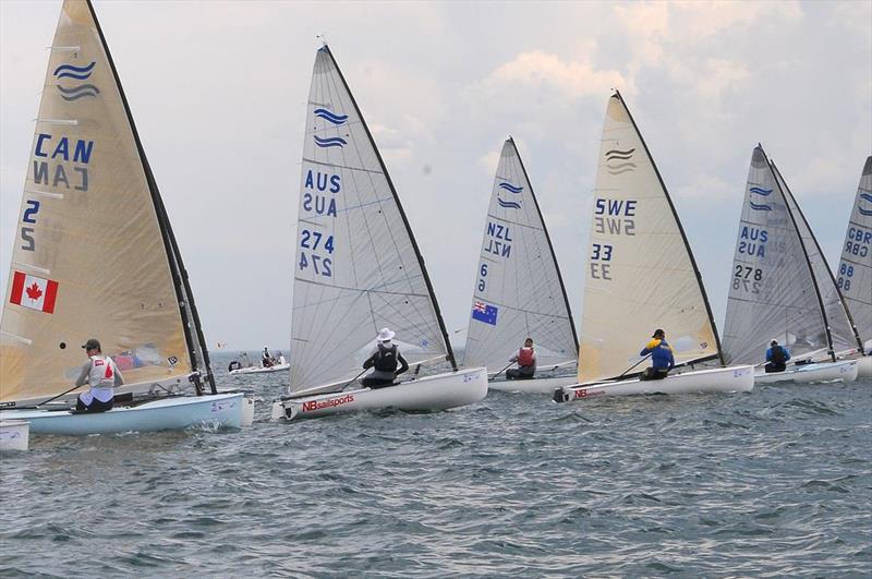  Olympic Classes  Sail Melbourne  Melbourne AUS  Day 3, Martin CAN 8th Finn