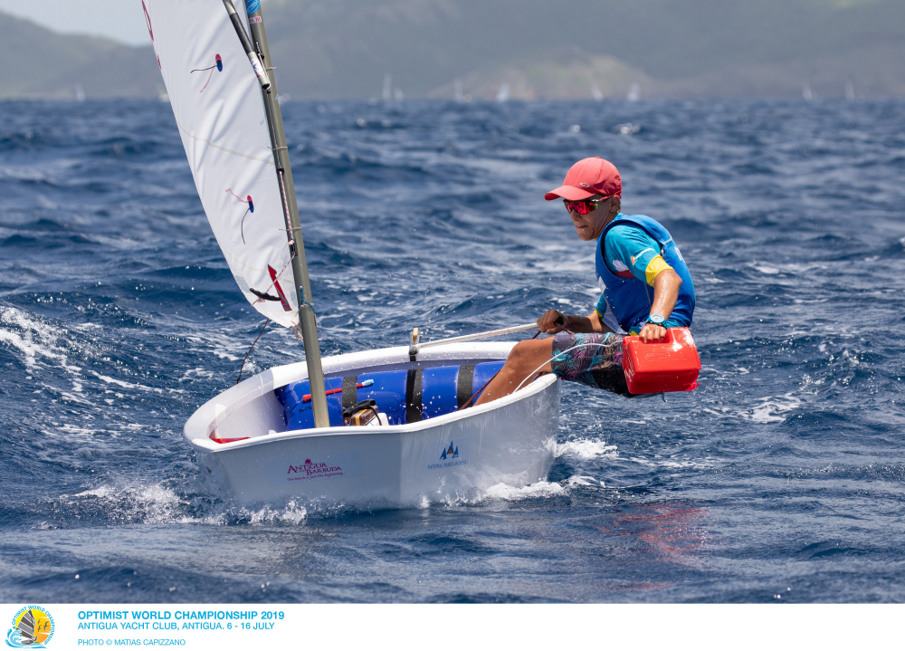  Optimist  World Championship 2019  English Harbour ANT  Day 3, the Swiss
