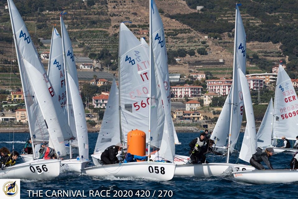  420, 470  Carnival Race  San Remo ITA  Final results, the Swiss