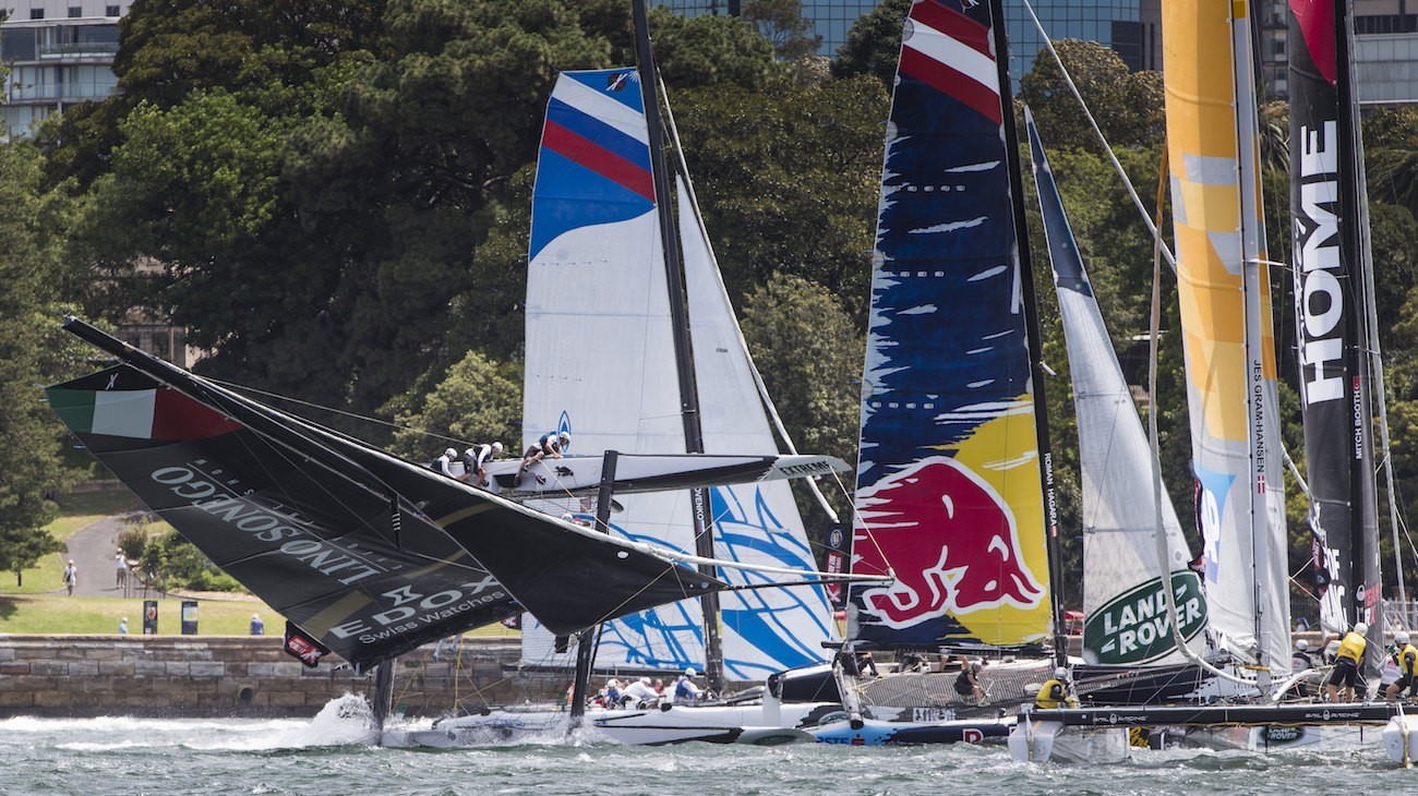  X40Catamaran  Extreme Sailing Series 2015  Act 8  Sydney AUS  Day 3