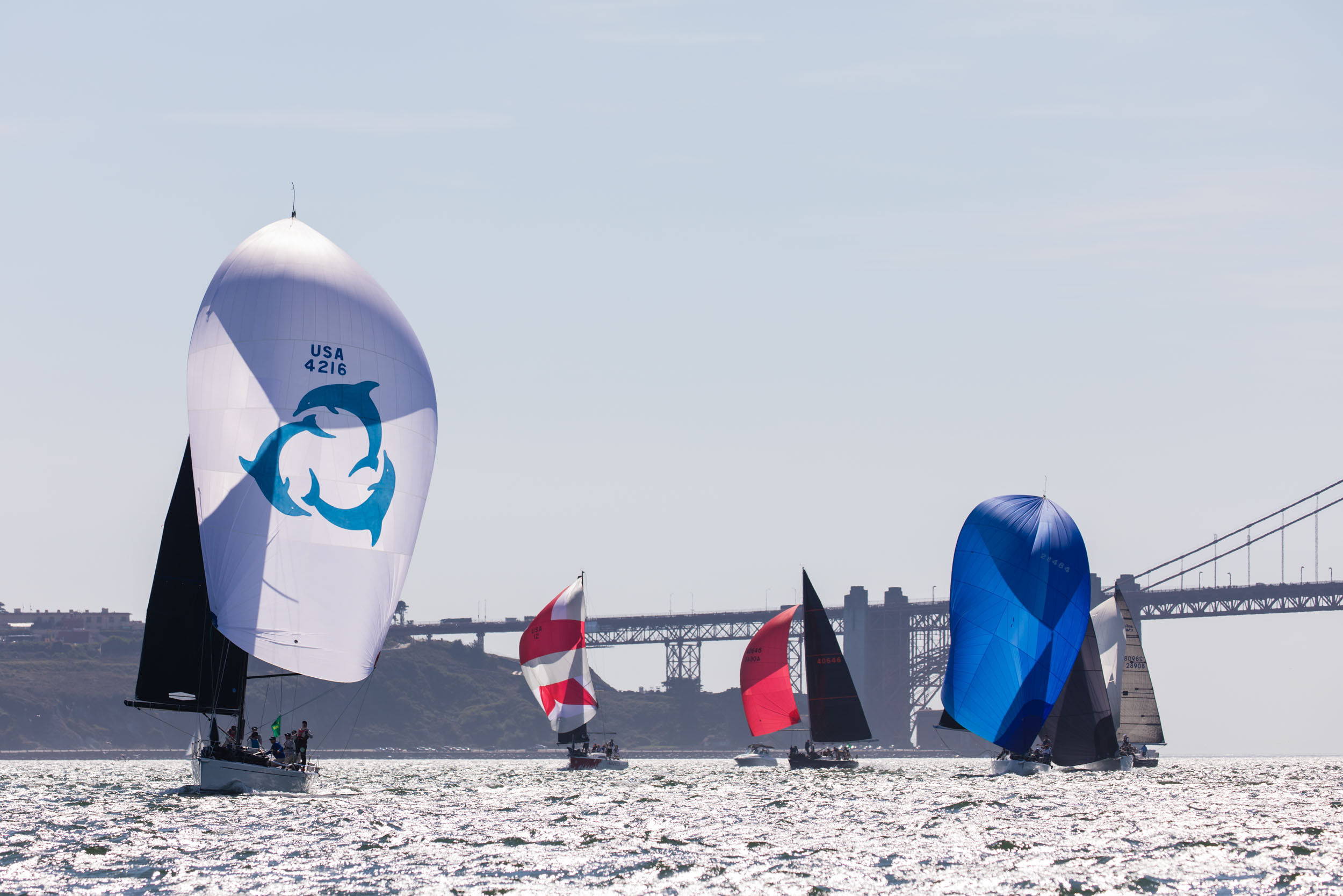  Various Classes  2019 Big Boat Series  San Francisco CA  Day 2, light winds, only two races so far 
