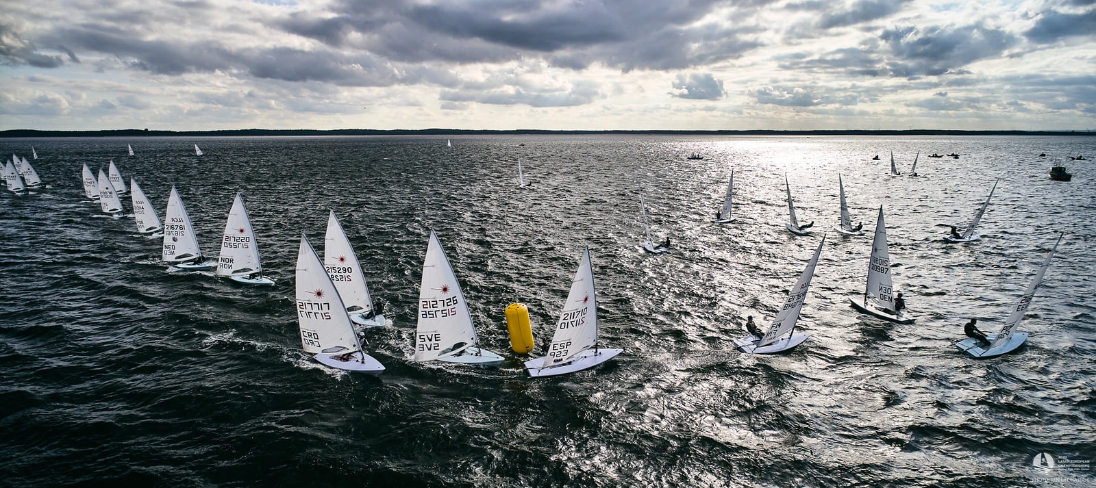  Laser Radial + Standard  European Championship 2020  Gdansk POL  Day 1, with CAN, MEX and USA participants