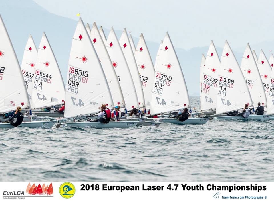  Laser 4.7  Youth European Championship 2018  Patras GRE  Day 3, the Swiss