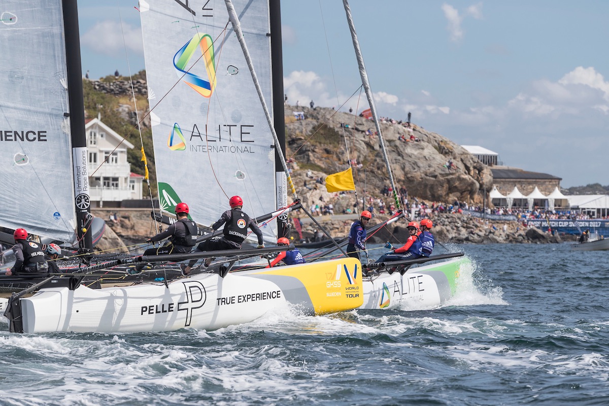  M32Catamaran  World Match Racing Tour  Marstrand SWE  Day 4, all favorites qualified for the Quarter Finals of today