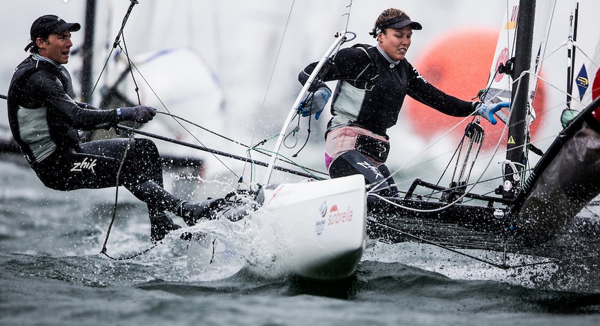  Olympic Worldcup 2016  Olympic Classes Regatta  Miami FL, USA  Day 4  Les Suisses