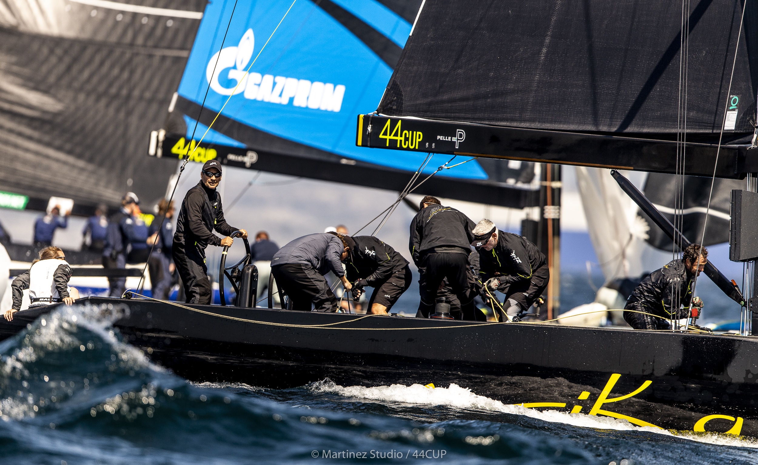  RC44  World Championship 2019  Marstrand SWE  Day 1, Team Aleph FRA first leader after three races