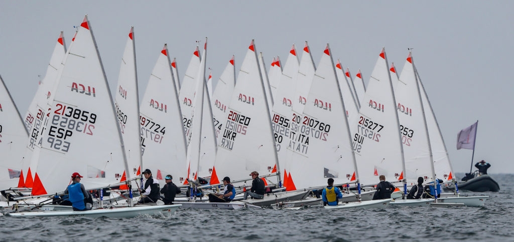  ILCA 4  Youth European Championship 2021  Travemuende GER  Day 1  No Wind