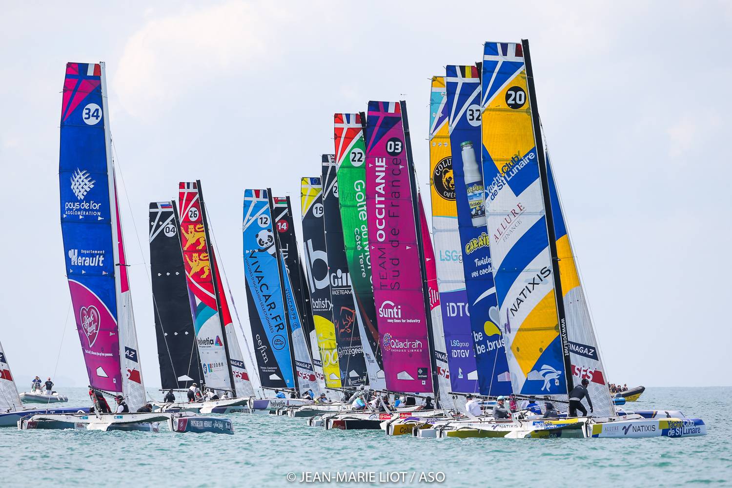  Diam 24  Tour de France à la Voile  Act 3  Jullouville FRA Day 6, no change on top of rankings on day one of Act 3, the Swiss