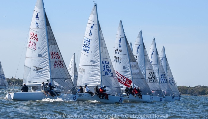  J/24  2020 J/24 Midwinter Championship  Indian Harbour Beach  Final results
