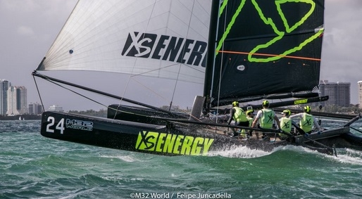  M32Catamaran  Miami Winter Series  Event 1  Day 1, no racing, too much wind