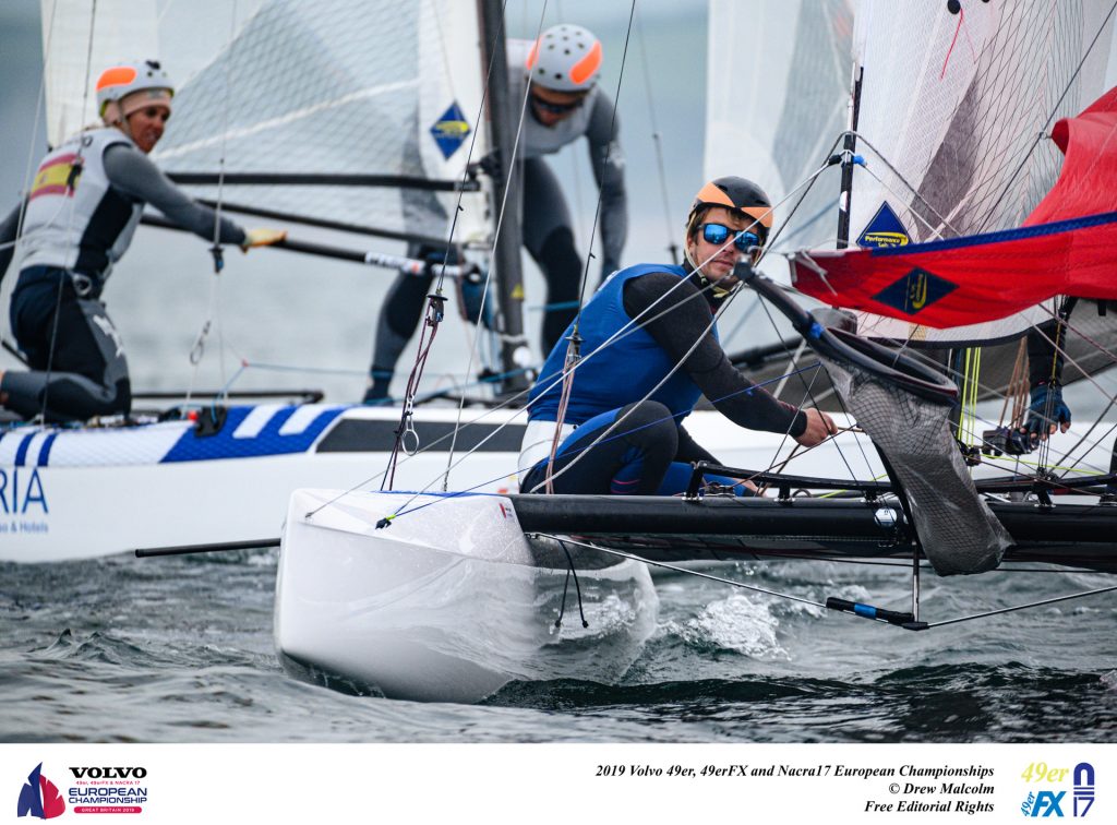  49er, 49erFX, Nacra 17  European Championship 2019  Weymouth GBR  Final results, Only North American top20 finishers are the 49erFX womwn teams Henken/Tunnicliffe USA (10th) and Tenhove/Millen CAN (15th)