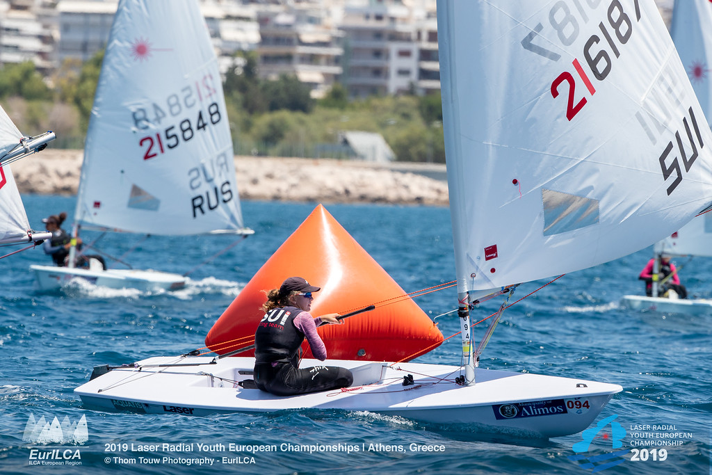  Laser Radial  European Youth Championship 2019  Athens GRE  Day 4, no wind, no races