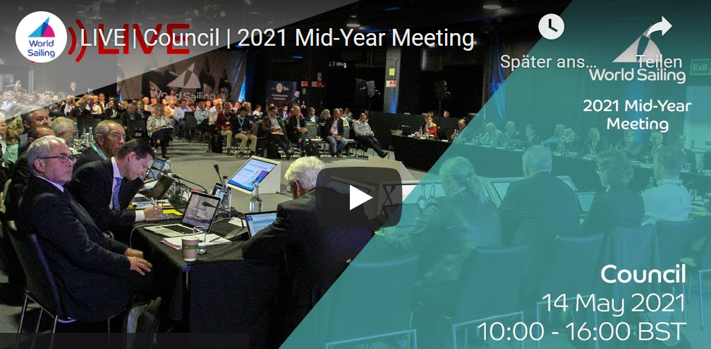  World Sailing  Midyear Meeting 2021  Decision on Olympic Equipment Livestream