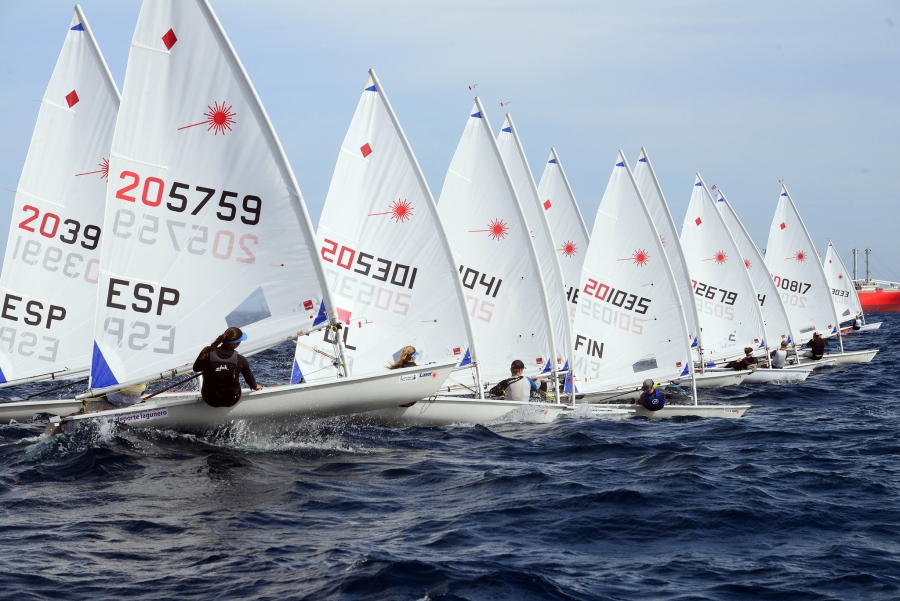  470, Laser, F18Cat, RS:XWindsurfing  Semana Olimpica Canaria  Las Palmas ESP  Day 2