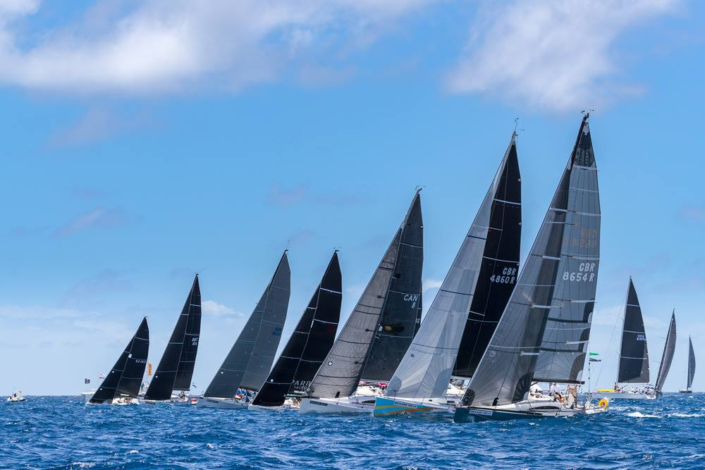  Various Classes  Les Voiles de StBarth  StBarthelemy FRA  Day one  Franco Niggeler SUI leads