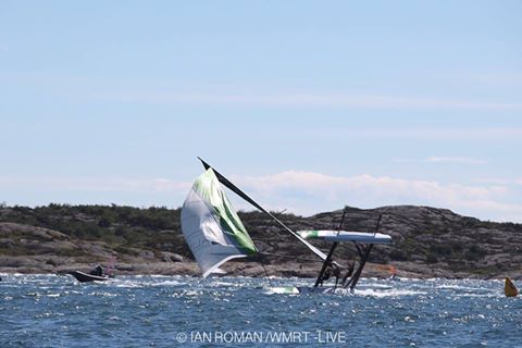  32Catamaran  World Match Racing Tour 2017  Marstrand SWE  Day 1, fleetrace qualifiers completed, sailoffs to define top16 ahead, Eric Monnin SUI struggling