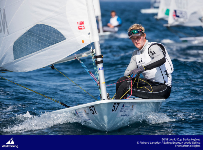  Laser  Olympic Worldcup  Hyeres FRA  Day 3