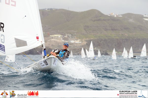  Laser Radial + Standard  European Championship 2016  Las Palmas ESP  Day 2, with the USA and CAN Olympic hopefuls