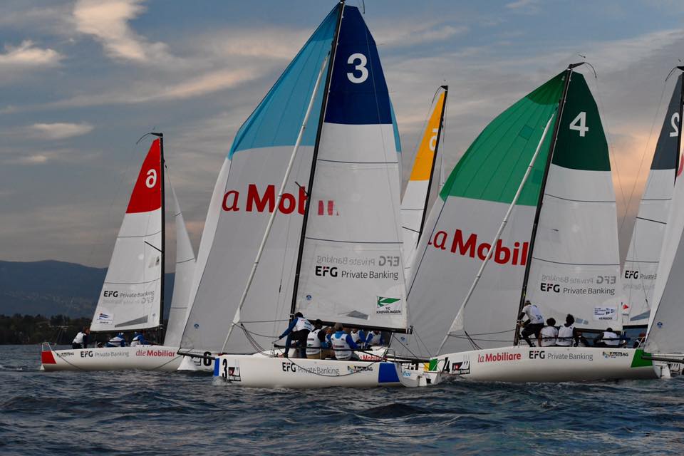  J/70  Swiss Sailing League Youth Cup  YC Locarno  Day 1