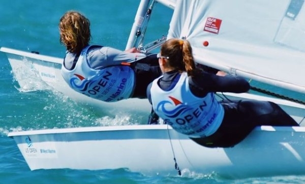  Lasers, Foiling Kites, iQFoils  US Open Clearwater Fl  Racing heats up in the Finals
