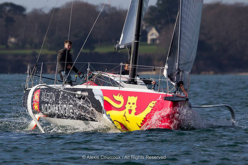  Figaro 3  Sardinha Cup  St.GillesCroixdeVie FRA  First race of these offshore yachts (2person, among them 6 mixed teams) now with foils, start today