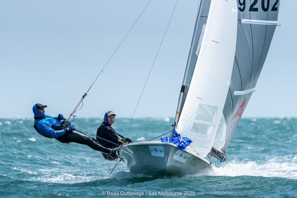  5o5  Australian Championship 2020  Melbourne AUS  Day 2  Holt/Woefel USA dominating