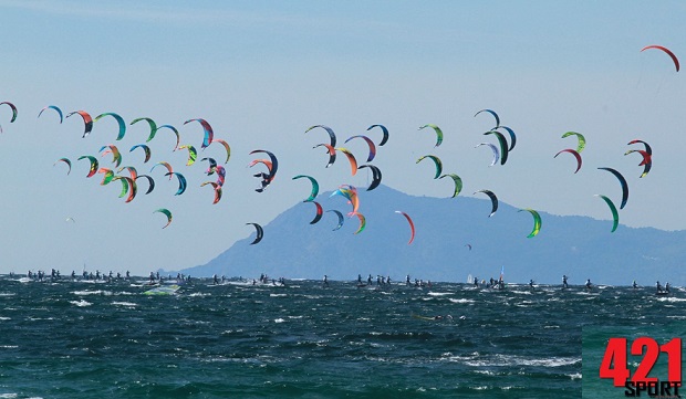  Kite Boarding  Foil Kite Championnat de France  Hyeres FRA  Day 2