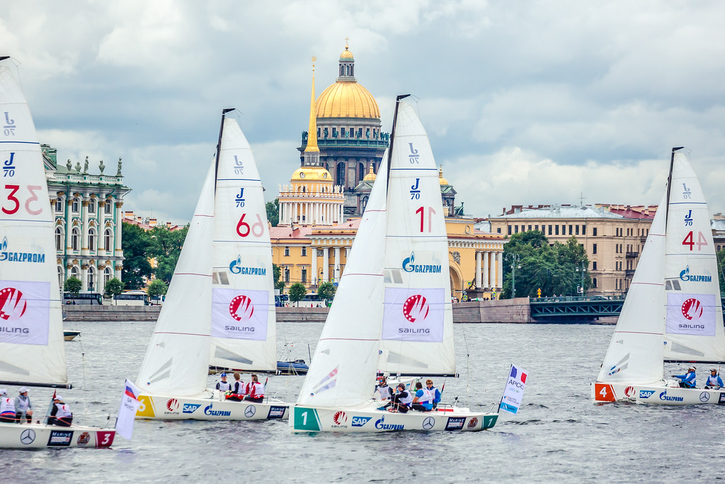  J/70  Sailing Champions League 2019  Qualifier 3  StPetersburg RUS  Final results, Bayrischer YC GER and 5 other Club teams qualify for Final