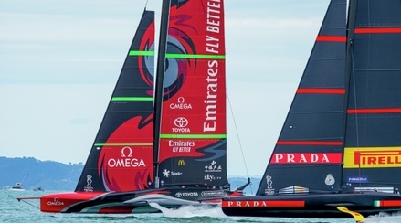  America's Cup  Auckland NZL  Day 1  tie 11 after first two races