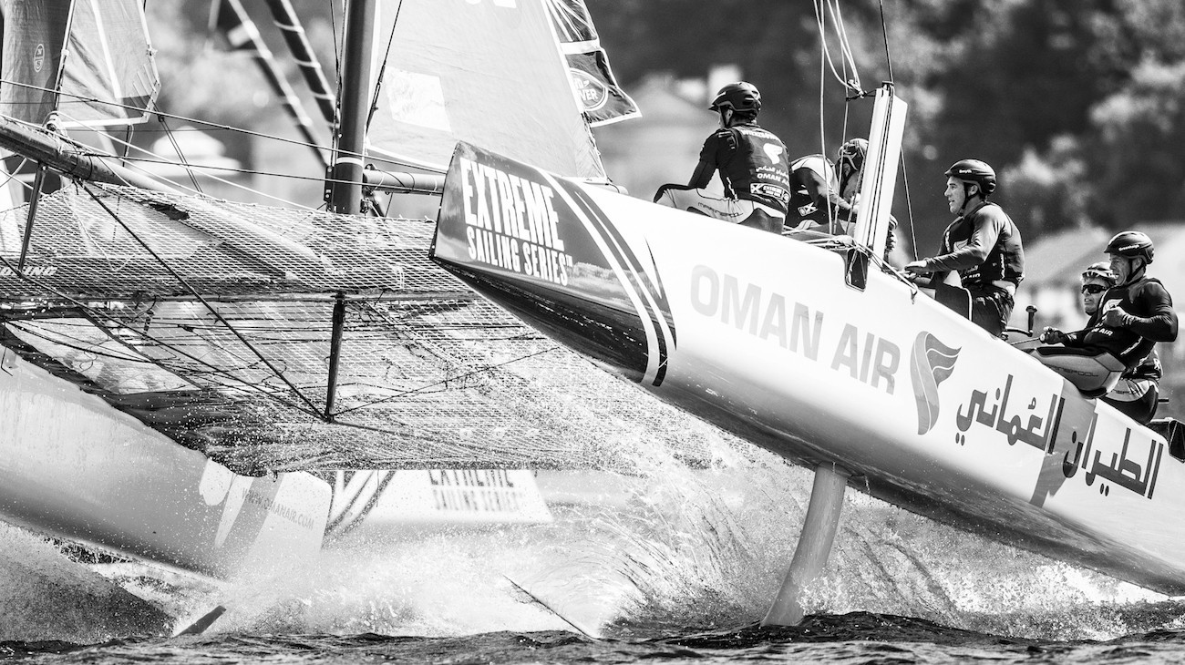  GC32Catamaran  Extreme Sailing Series  Act 3  Cardiff GBR  Final results, Morgan Larson USA 1st and overall Series leader