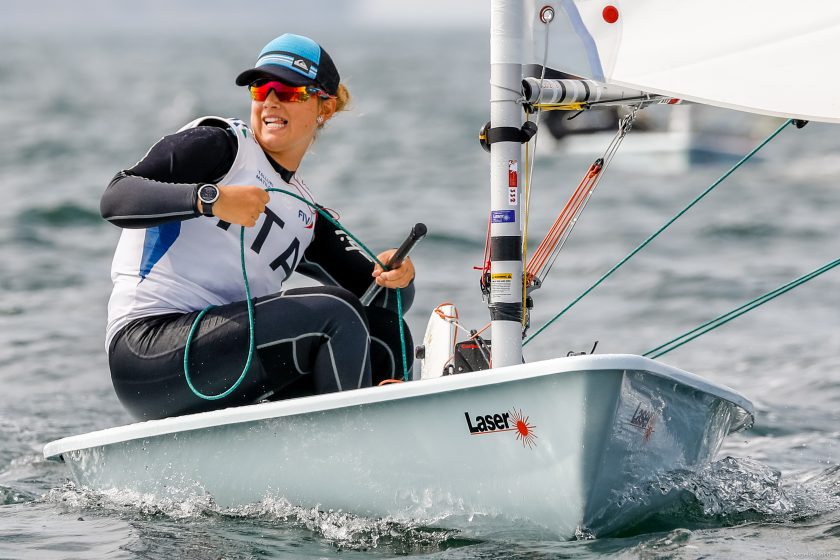  Laser Radial  Youth World Championship 2018  Kiel GER  Day 5, USA and CAN athletes loose places