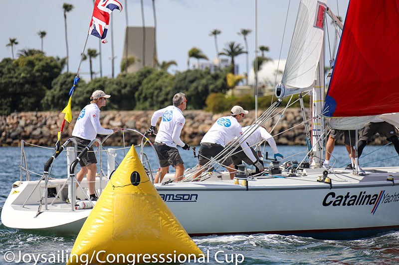  Match Racing  Congressional Cup  Long Beach CA, USA  Day 1  Berntsson SWE undefeated leader
