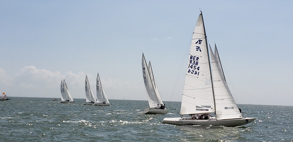  Etchells  World Championship 2019  Corpus Christi TX, USA  Day 4, Murray still on top, but Taylor AUS challenging the leader
