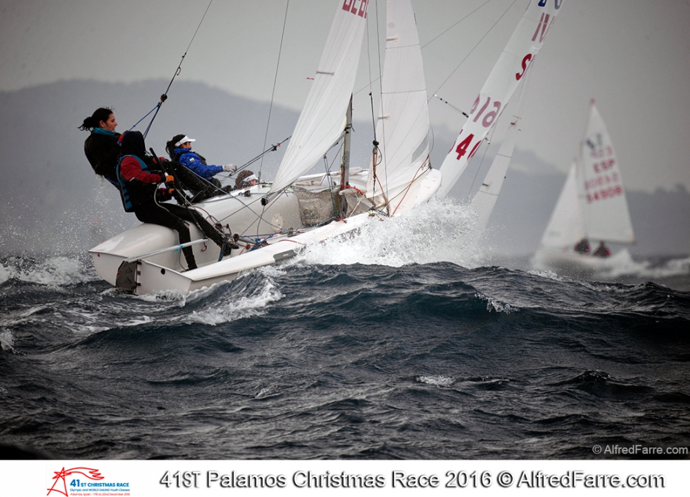  Olympic Classes, 29er, 420, Europe  Christmas Race  Palamos ESP  Day 2, the Swiss