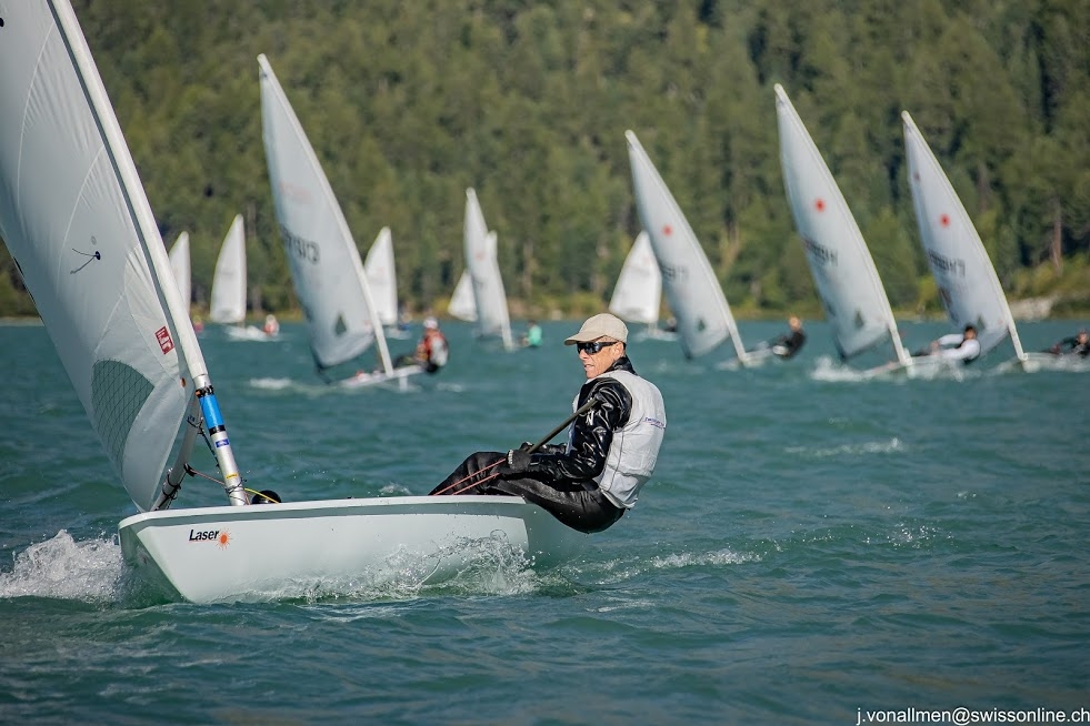  Laser  Swiss Championship 2020, Euromasters  Silvaplana SUI  Day 2