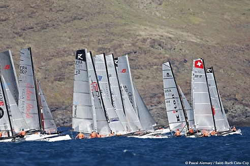  F18Catamaran  CataCup  StBarth FRA  Final results, the Swiss