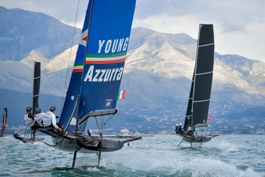  Persico 69  Youth Foiling GoldCup 2021  Gaeta ITA  Day 5, USA Southern Challenge not too far from podium