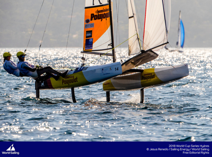  Olympic Worldcup  Semaine Olympique  Hyeres FRA  Day 5, five Medal Races without NorAm teams