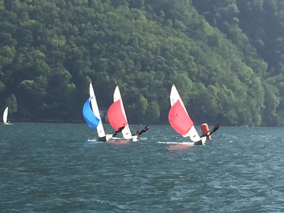  420, 470  Championnat par point/SwissCup  CV Lago di Lugano  Day 1