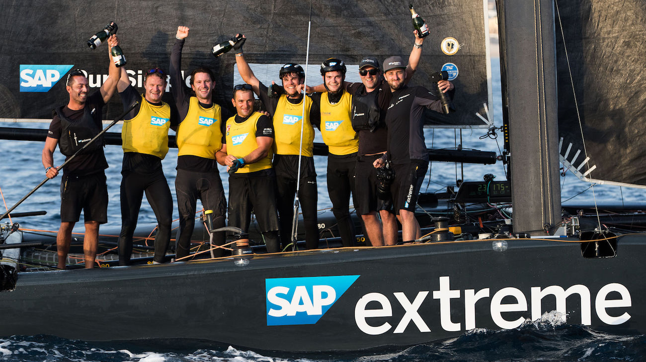  GC32Catamaran  Extreme Sailing Series, Act 8  Los Cabos MEX  Final results, Alinghi first in Act 8, SAP overall 2017 winner